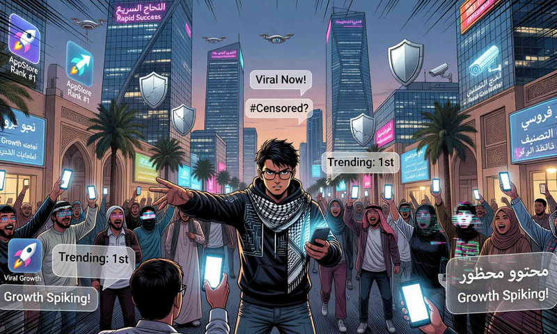 El Sorprendente Éxito de Fizz: Una App Social Anónima que Conquista Arabia Saudita