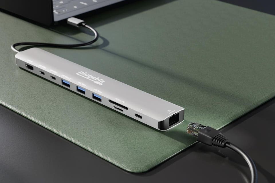 Plugable's new 10-in-1 USB-C hub covers most connectivity needs
