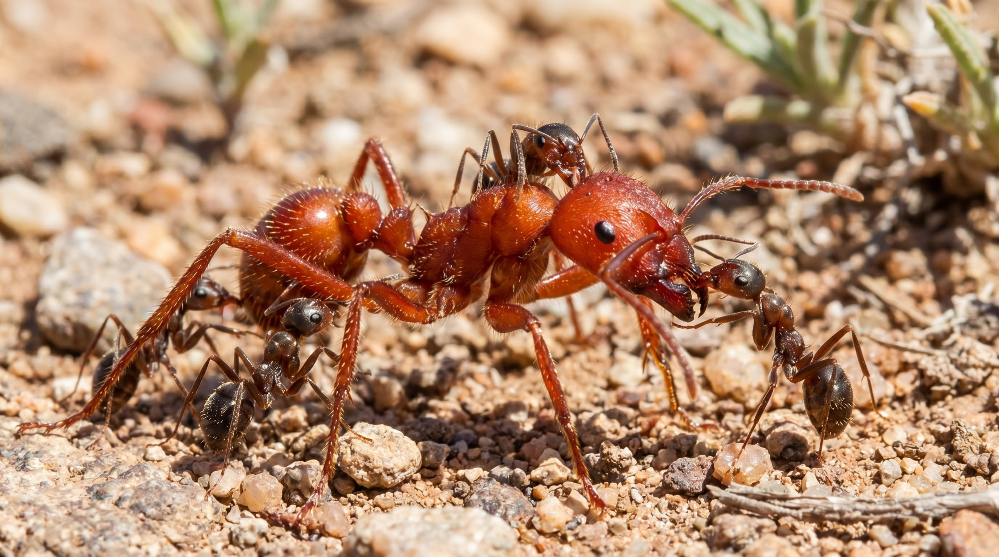 Scientists Document Unprecedented Cleaning Collaboration Between Rival Ant Species
