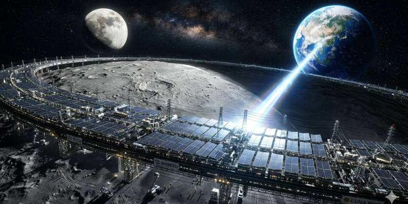 Japan Proposes Ambitious 11,000-Kilometer Solar Ring Around the Moon