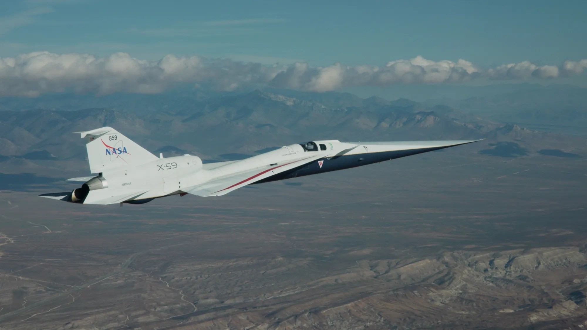 NASA’s X-59 Completes Wheel Landing in Mojave, Advancing Supersonic Tech