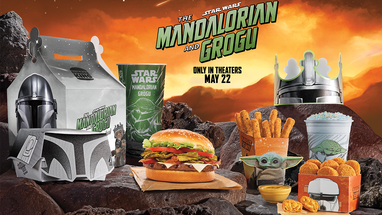 Burger King Unveils Star Wars The Mandalorian &amp; Grogu Themed Menu