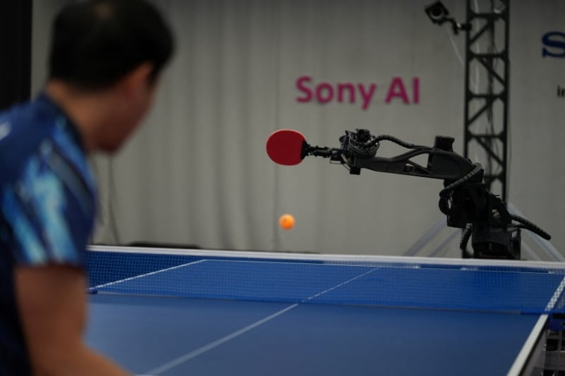 Sony desarrolla un robot que gana en tenis de mesa contra humanos expertos