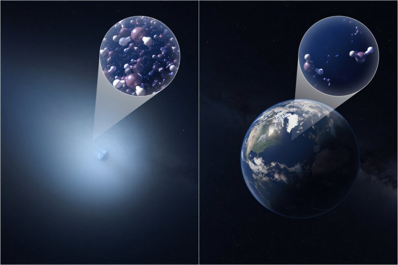 El cometa interestelar 3I/ATLAS revela niveles récord de agua semipesada