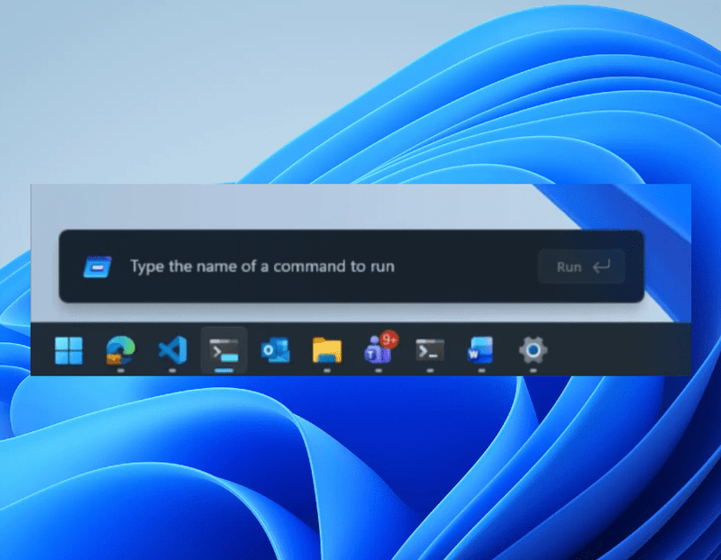 Microsoft tests redesigned Windows 11 Run menu with dark mode support