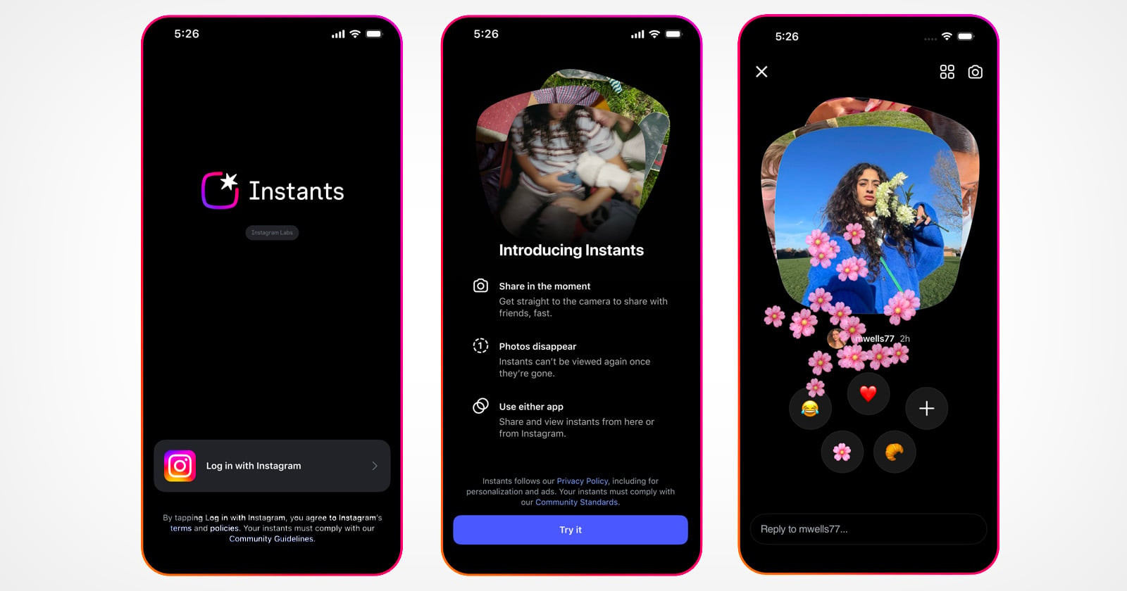 Instagram launches Instants, disappearing photo sharing feature
